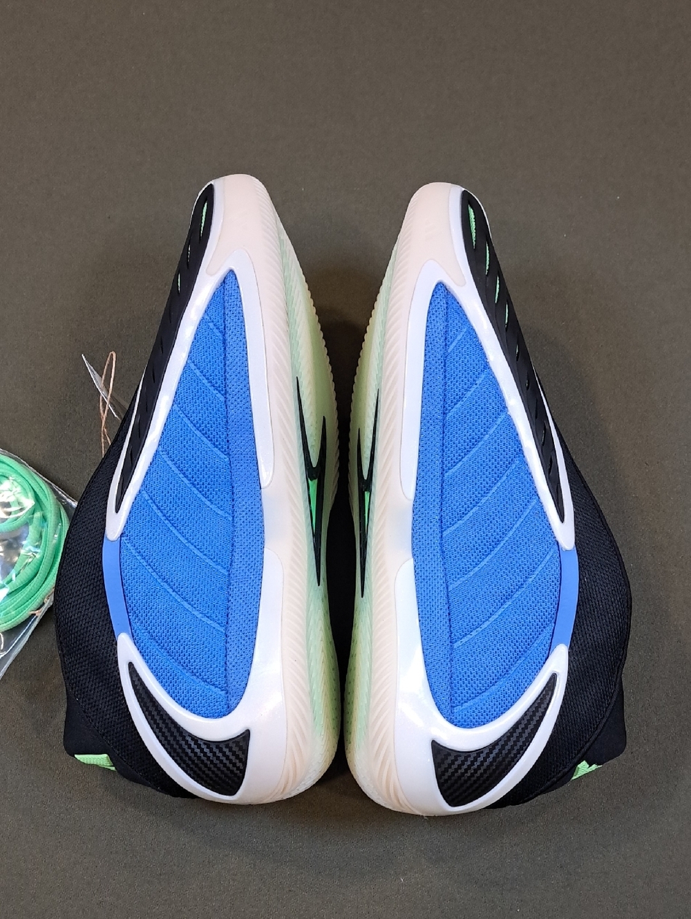 Anthony Edwards 2 Basketball Shoes - Color: Blue/Black/Green - Size: Men 10.5 - Picture 6 of 10